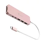 j5create USB-C 7 合 1 多功能擴充集線器-環保永續版_JCD373E 晚霞粉
