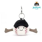 英國 JELLYCAT 鑰匙圈/吊飾 Amuseables Sports Baseball Bag Charm 趣味棒球