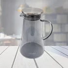 AWANA米卡莎耐熱玻璃茶壺-1800ml-1組 灰黑色