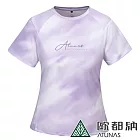 【ATUNAS 歐都納】女款吸濕排汗短袖T恤A8TS2413W/防曬透氣快乾/大尺碼* S 漸層紫