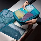 《TRAVELON》網格衣物收納袋3件(孔雀藍) | 收納袋 旅行袋 防塵袋 鞋子拖鞋收納袋