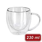 《VEGA》Dilia雙層玻璃馬克杯(230ml) | 優格杯 甜點杯 水杯 茶杯 咖啡杯
