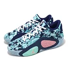 Nike 籃球鞋 Jordan Tatum 2 GPX PF 男鞋 藍 粉 Denim 牛仔布 氣墊 運動鞋 HJ4421-400
