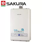 【SAKURA 櫻花】13L 數位恆溫熱水器 SH1335 (桶裝瓦斯LPG) 送安裝
