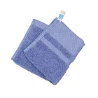 HaLace-厚棉超吸水多用途小方巾(2入一組) 兒童毛巾 手帕 擦手巾 加厚款 深藍