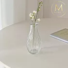 【Floral M】羅⾺玻璃⾙拉⼩花瓶