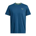 Under Armour 男 Curry Emb Splash 短T-Shirt-藍-1383379-426 L 藍色