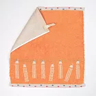 日本今治懷舊色鉛筆方巾 -  砂糖橘