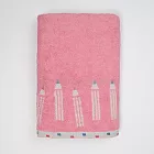 日本今治懷舊色鉛筆浴巾 -  薔薇粉