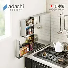 【adachi】日本製不鏽鋼窄版三層置物收納架(調味料罐收納)