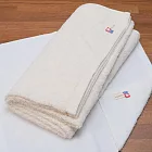 河上工藝所 今治認證有機棉 食用級酵素染 紗布浴巾 白色