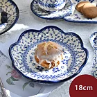 波蘭陶 蕙質蘭心系列 波浪淺盤 18cm 波蘭手工製 造型盤 陶瓷盤 菜盤 水果盤 沙拉盤