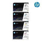 HP 【1黑3彩】原廠彩色四色碳粉匣213A (W2130A/W2131A/W2132A/W2133A)