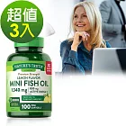 綠萃淨 超濃縮魚油迷你軟膠囊(100粒x3瓶)組