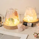 O’Pretty 歐沛媞 富士山水晶燈 贈天然草本精油-多款可選 彩晶石+茶樹
