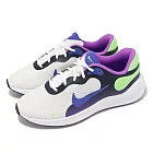 Nike 慢跑鞋 Revolution 7 GS 大童 女鞋 白 藍 綠 緩震 運動鞋 FB7689-100