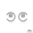 【點睛品】Infini Love Diamond IGI 50分 光環 18K金鑽石耳環(一對)