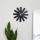 《Umbra》金屬緞帶掛鐘(黑30.5cm) | 時鐘 壁掛時鐘
