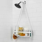 《Umbra》Flex吊掛式浴室瀝水置物架(白) | 浴室收納架 瓶罐置物架 吊掛收納架