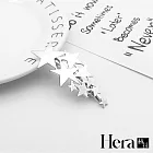 【Hera 赫拉】氣質漸變連環星星髮夾/邊夾 銀色