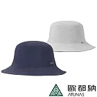 【ATUNAS 歐都納】中性款防曬漁夫帽A1AHFF01N 深藍/石灰