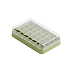 【iSFun】冰爽夏日*冰箱冷凍冰塊模具按壓式製冰盒/ 28格綠色