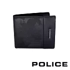 【POLICE】限量2折起 頂級小牛皮7卡零錢包男用皮夾 全新專櫃展示品 (桑德斯系列 贈禮盒提袋)