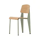 Vitra Standard 標準單椅 （淺橡木座面、雪松綠椅腳）