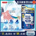 (2袋超值組)日本KAO花王-PRO氧系酵素溫和去漬消臭護色漂白粉補充包450g/藍袋(過碳酸鈉漂白劑,亮白潔艷衣物洗劑,去汗漬醬漬血漬,白色彩色衣料皆適用)