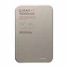 MOMAX摩米士 Q.Mag X 15W金屬碳磁吸快充行動電源10000mAh IP117 鈦金