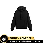 ★送原廠好禮★Golden Concept Hoodie 長袖連帽T 3D-Logo CT-HD519 S 黑色/黑3D-Logo