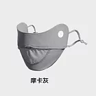 【APEX】 3D立體冰絲透氣防曬口罩UPF50+ 摩卡灰