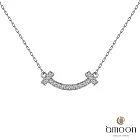 amoon 戀戀東京系列 喜悅 18K金鑽石項鍊-白K金