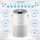 【KINYO】360度HEPA無線空氣清淨機(AO-600)4重過濾/光觸媒紫外線/抗菌