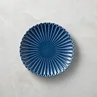 石丸波佐見燒 - 八重菊淺盤- 四款任選  - 靛藍 - 16.8 cm
