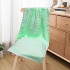 方格牌淺色美容浴巾-70x135cm-1條入 綠色