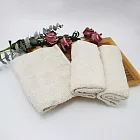 純棉無染毛巾/菱格緞檔毛巾-3條入X6包