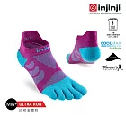 injinji 女 Ultra Run終極系列五趾隱形襪 M-L 果醬紫