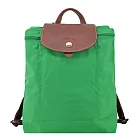 LONGCHAMP LE PLIAGE系列再生尼龍摺疊後背包 草綠