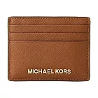 MICHAEL KORS 素面防刮皮革名片夾-焦糖