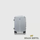 【BRAUN BUFFEL 德國小金牛】台灣總代理 伊斯瑪 20吋行李箱-銀色/BFL01-81-SV