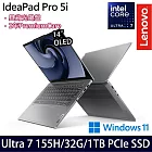 【Lenovo】聯想 IdeaPad Pro 5 83D2003ATW 14吋/Ultra 7 155H/32G/1TB SSD/Win11/ AI效能筆電