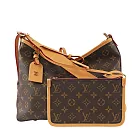 LV Monogram CarryAll PM 塗層帆布肩背包