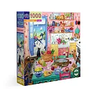 eeBoo 1000片拼圖 - 粉色系廚房 ( Pink Kitchen 1000 Piece Puzzle )