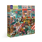 eeBoo 1000片拼圖 - 英國農夫市集 ( English Green Market 1000 Piece Puzzle )