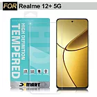 Xmart for Realme 12+ 5G 薄型 9H 玻璃保護貼-非滿版