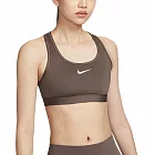 NIKE AS W NK SWSH MED SPT BRA 女運動內衣-棕-DX6822004 XS 棕色