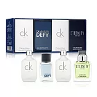 Calvin Klein 凱文克萊 CK 男生小香禮盒(CK one 10mlX2入+永恆10ml+無畏之心5ml)-贈紙袋