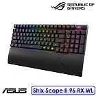 【送原廠電競鼠墊】ASUS 華碩 ROG Strix Scope II 96 RX Wireless 電競鍵盤 青軸/紅軸 青軸