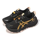 Asics 越野跑鞋 GEL-Trabuco 12 GTX 女鞋 黑 橘 防水 回彈 抓地 戶外 運動鞋 亞瑟士 1012B607003